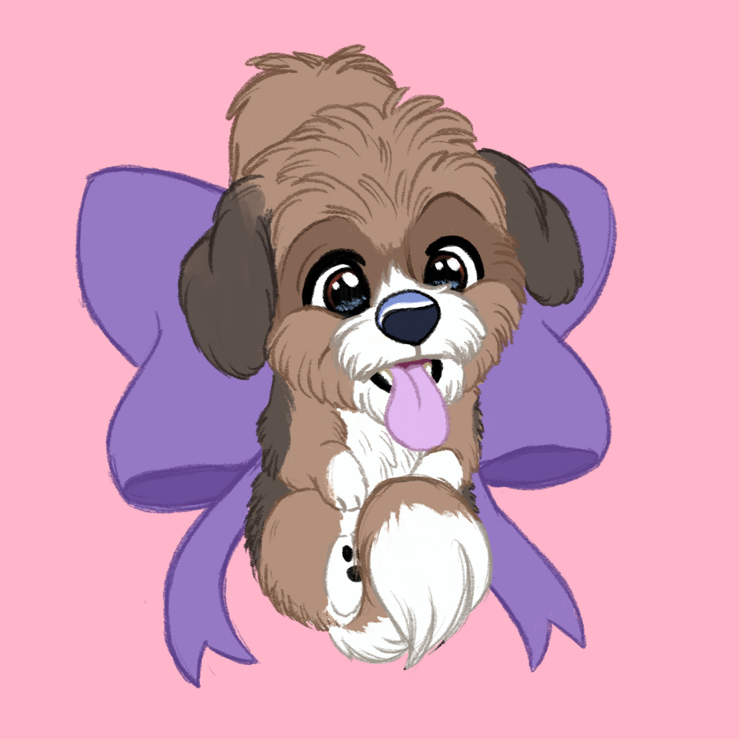 Toy Breeds - Scruff Puppy Vinyl Stickers