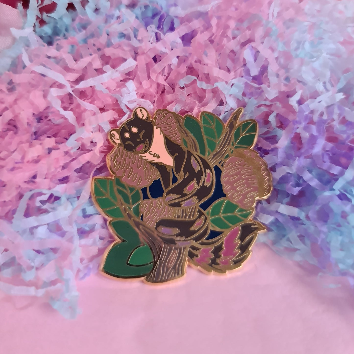 Pine Marten Enamel Pin