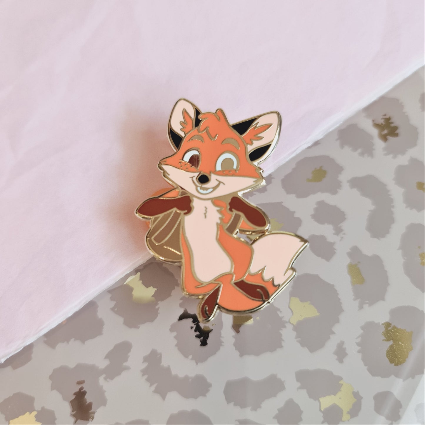 Flynn Fox Enamel Pin