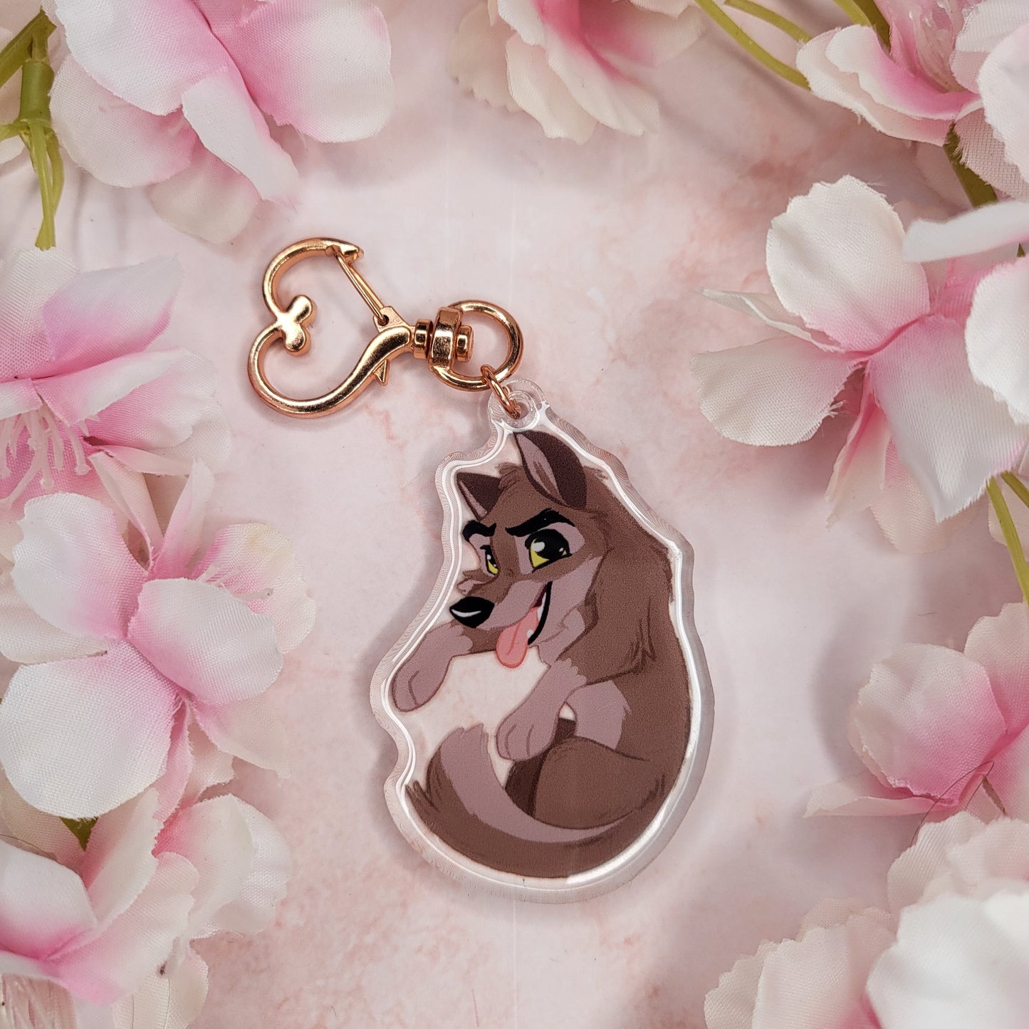 Kawaii Balto Hanging Acrylic Charm