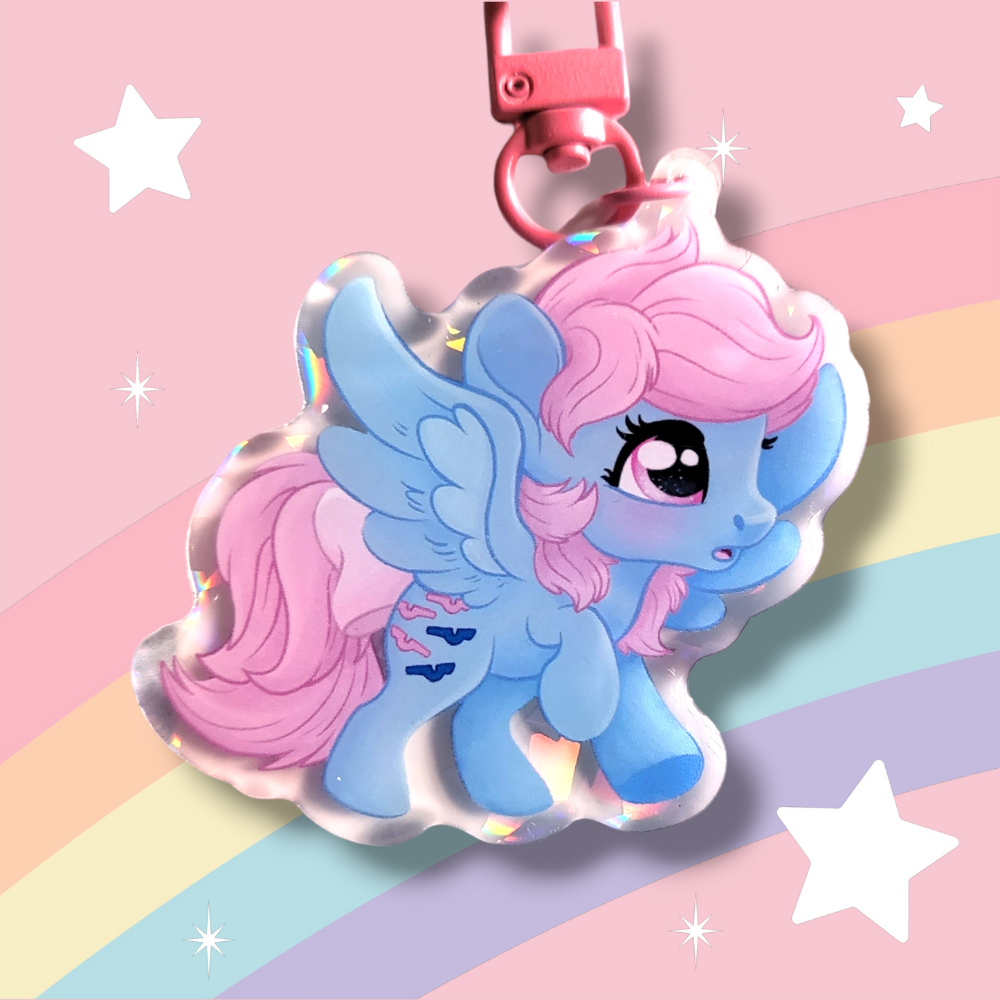 Windy Melody Holographic Charm