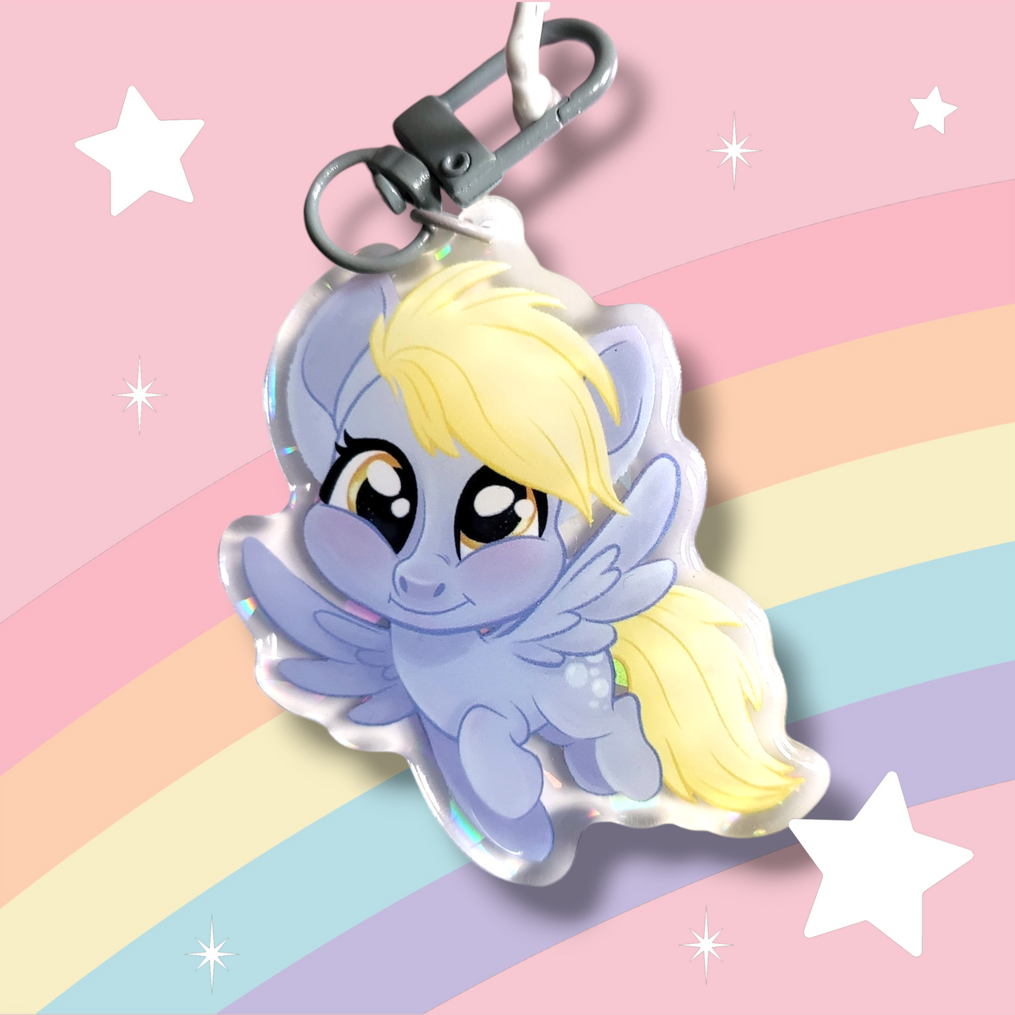 Blondie Bubbles Holographic Charm