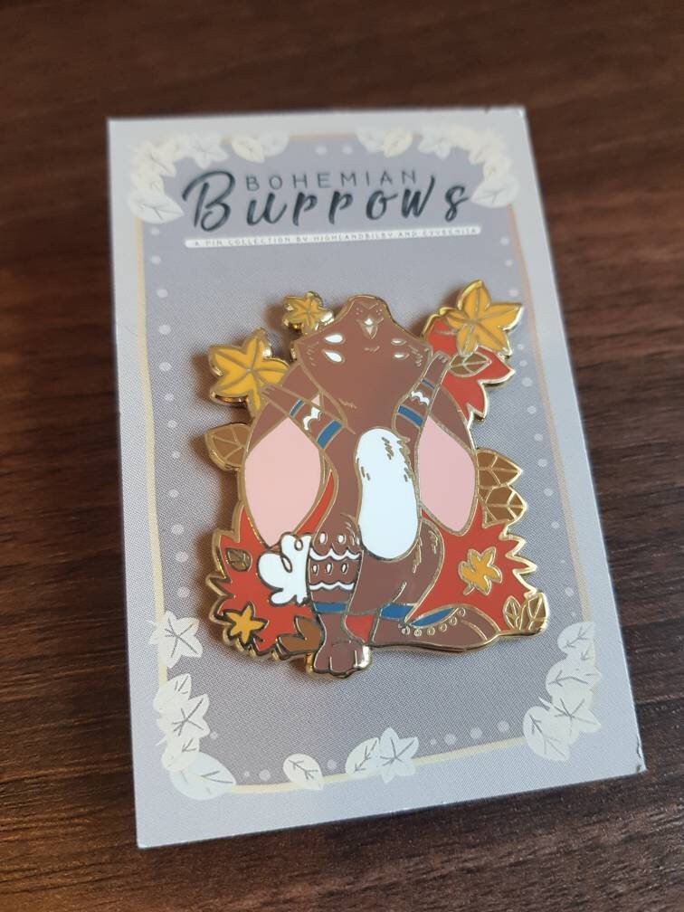 Bohemian Burrows 'Rabbit' Enamel Pin