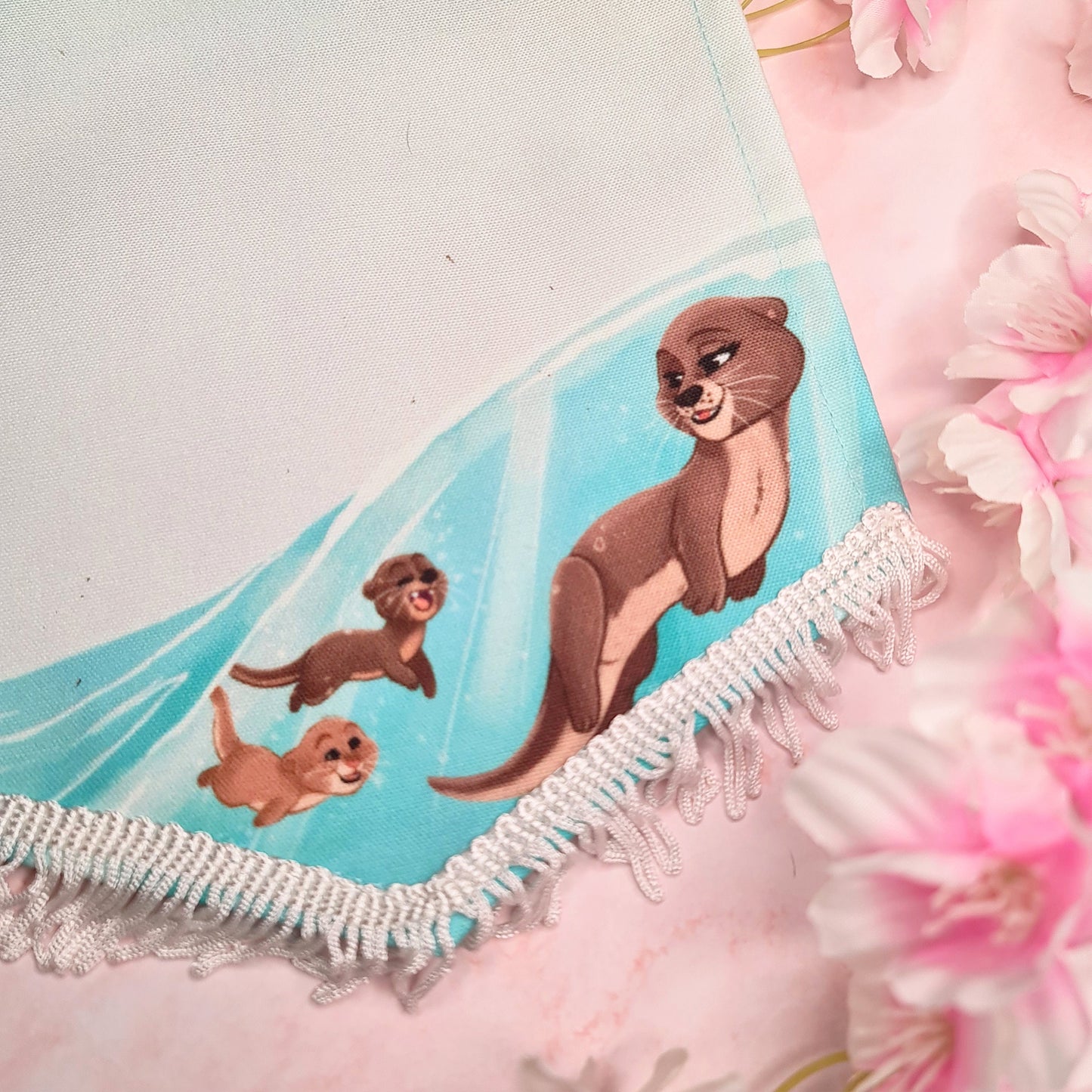 River Otter Illustrated Pin Banner