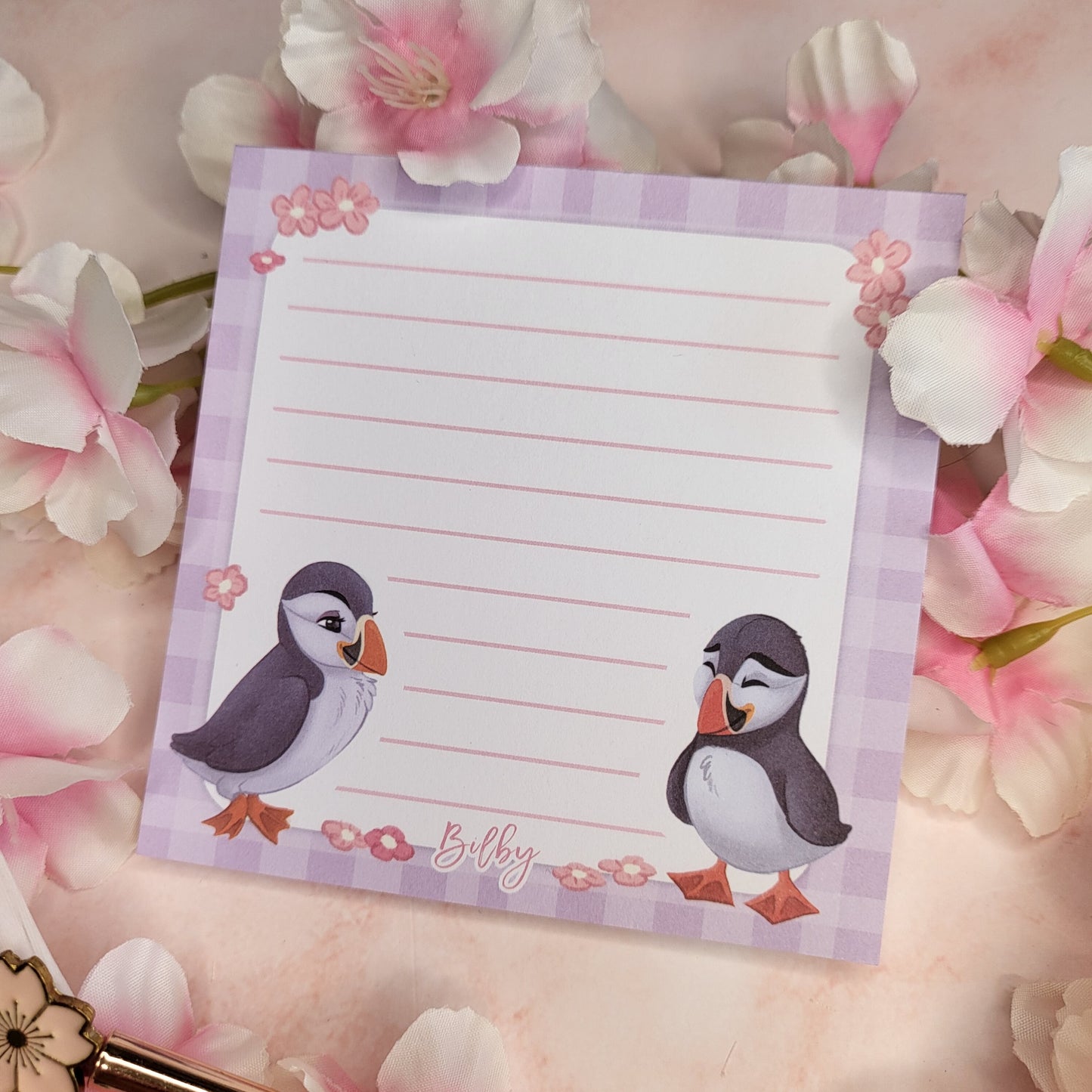 Atlantic Puffins Memo Pad
