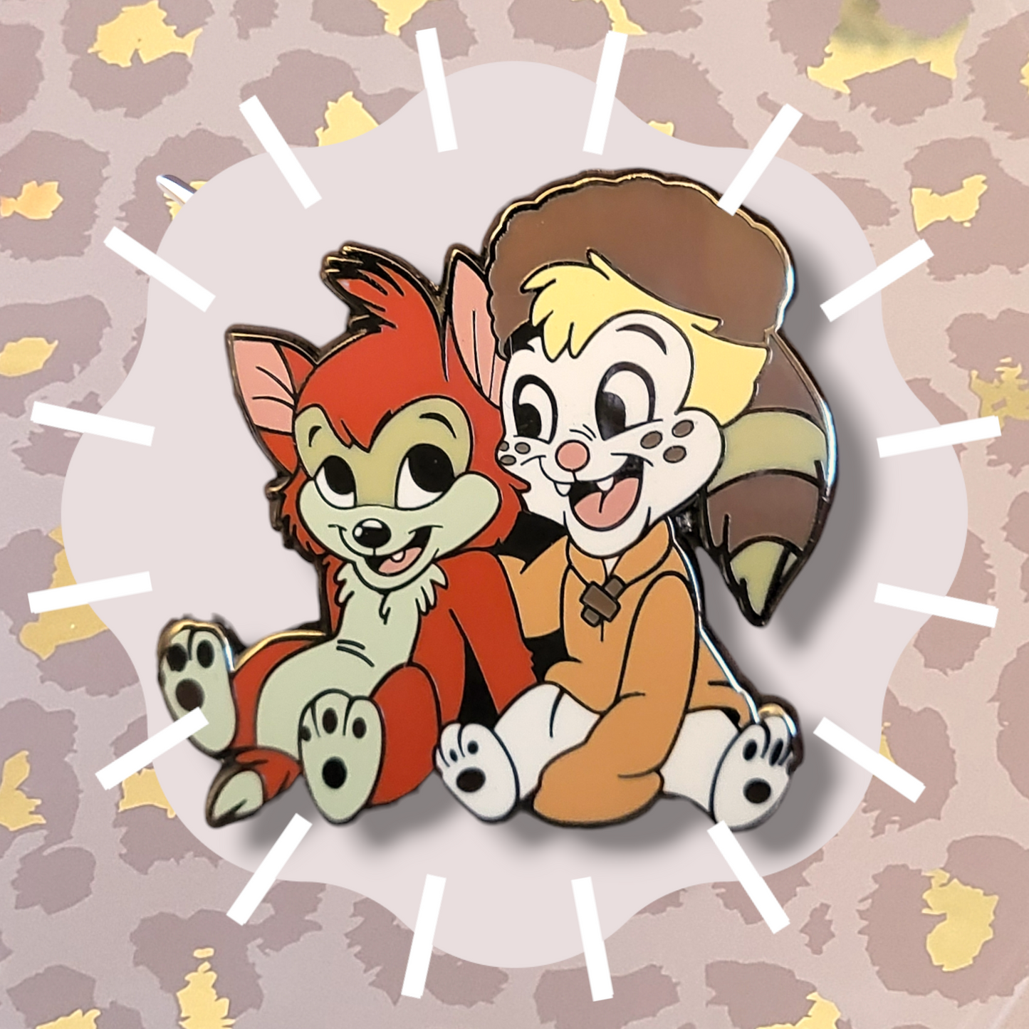 Animated Kittens Enamel Pin