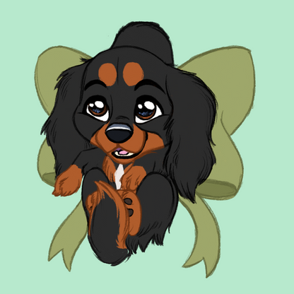 Toy Breeds - Scruff Puppy Vinyl Stickers