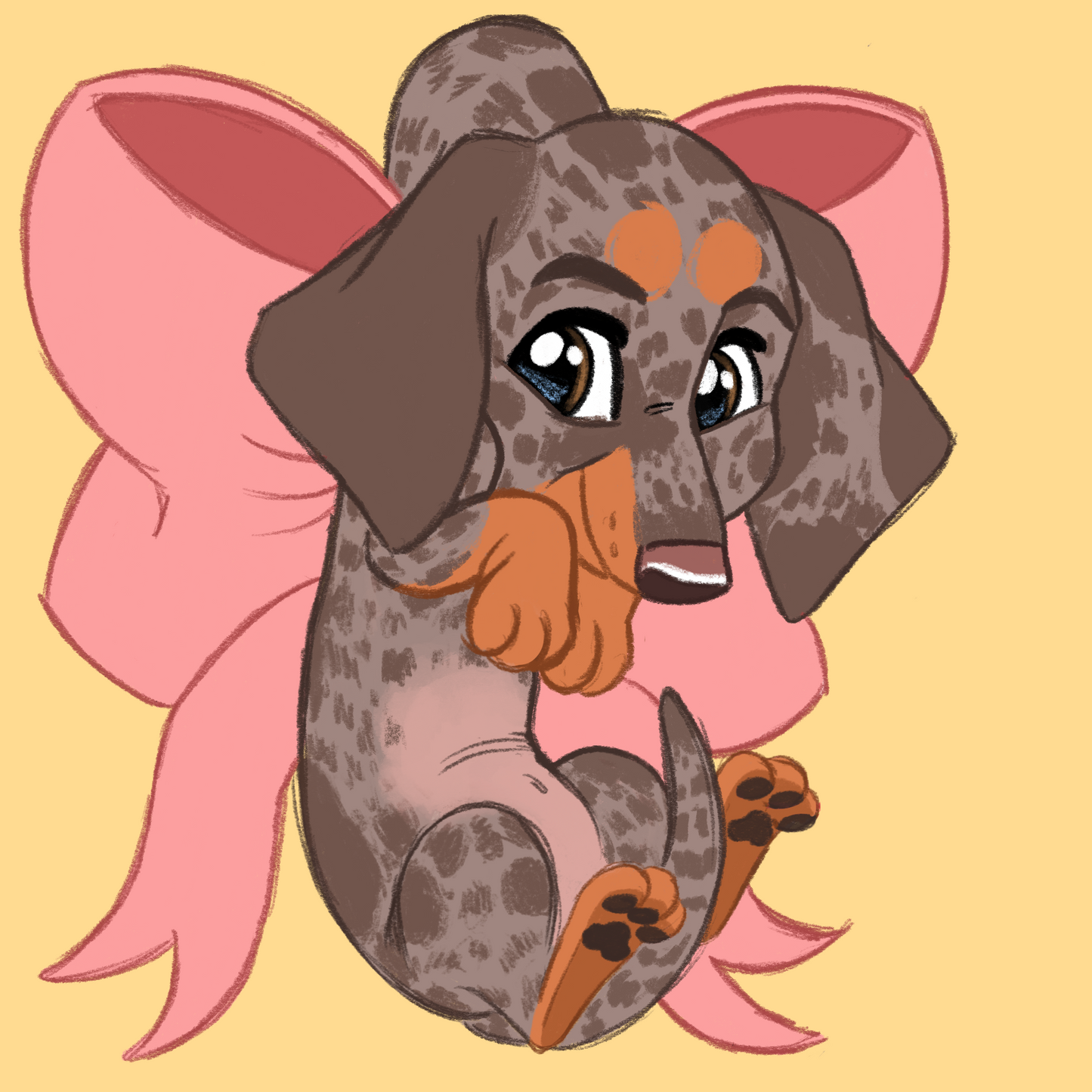 Hound Breeds - Scruff Puppy Vinyl Stickers