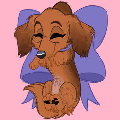 Hound Breeds - Scruff Puppy Vinyl Stickers