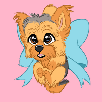 Toy Breeds - Scruff Puppy Vinyl Stickers