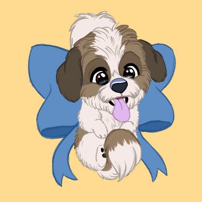 Toy Breeds - Scruff Puppy Vinyl Stickers