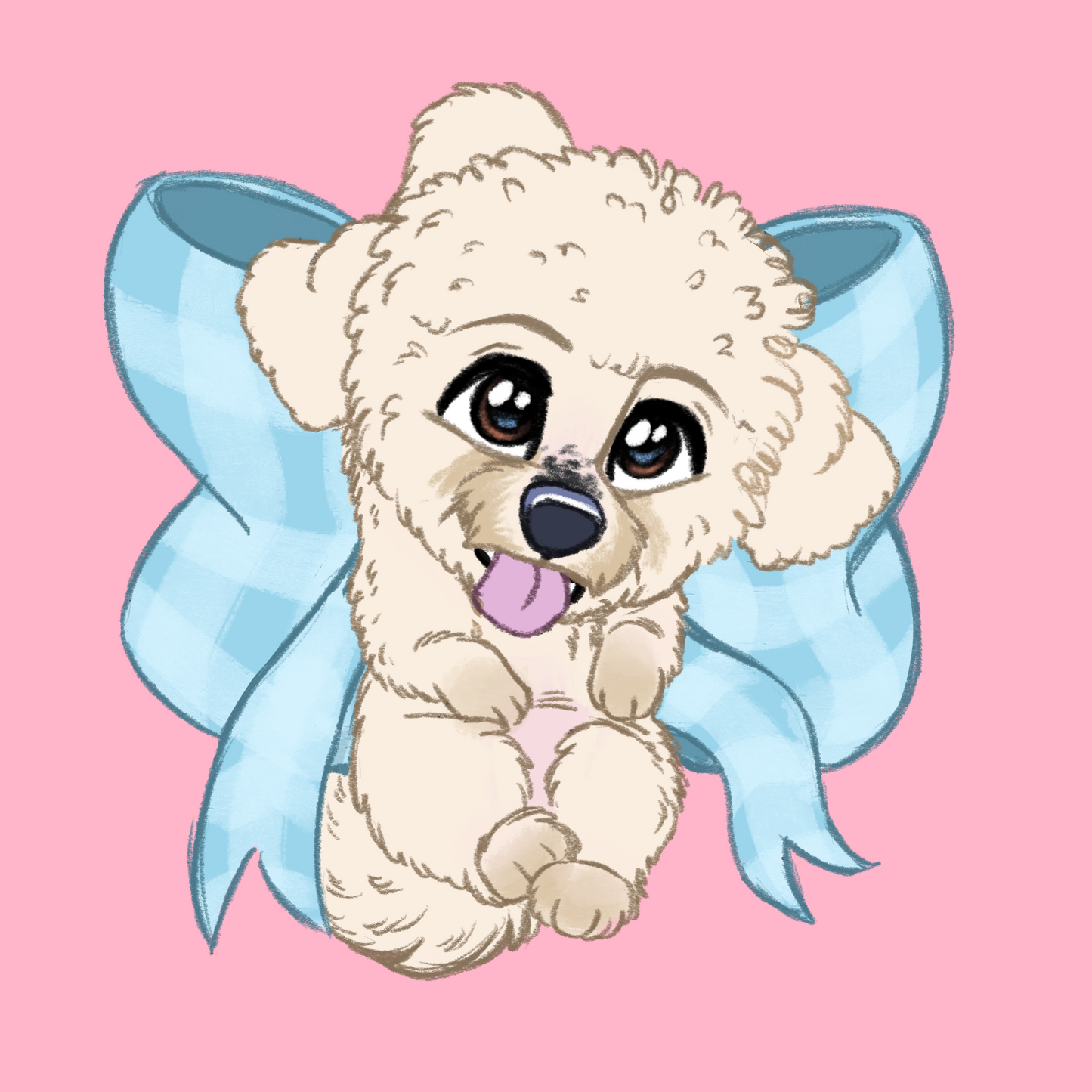 Toy Breeds - Scruff Puppy Vinyl Stickers