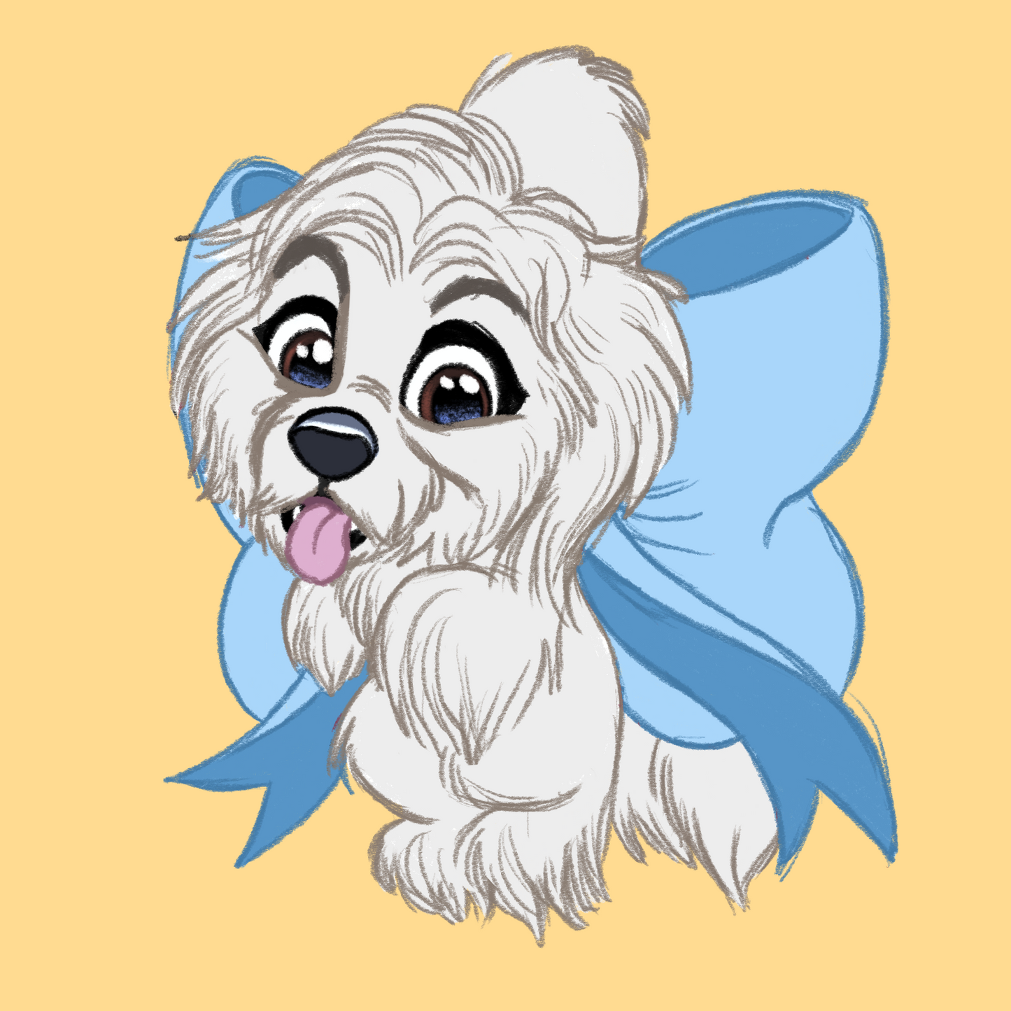 Toy Breeds - Scruff Puppy Vinyl Stickers