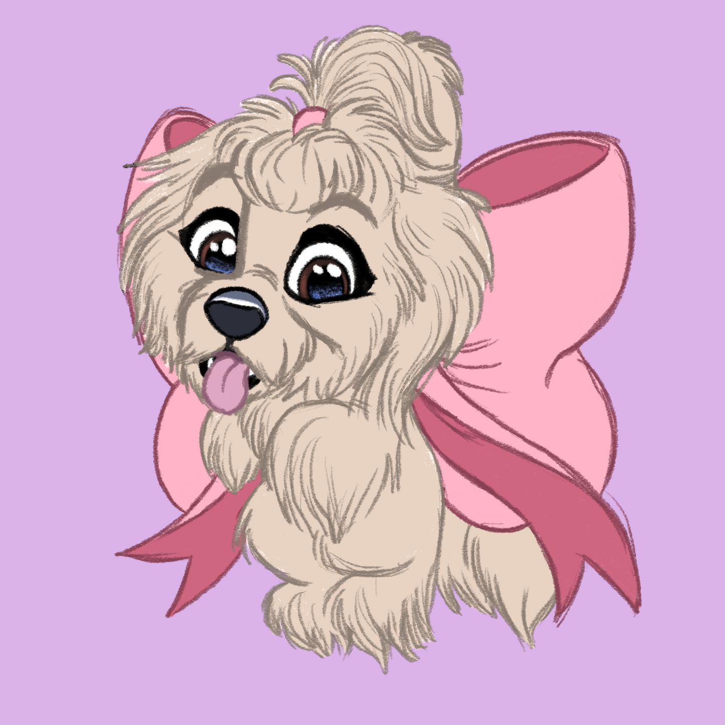 Toy Breeds - Scruff Puppy Vinyl Stickers