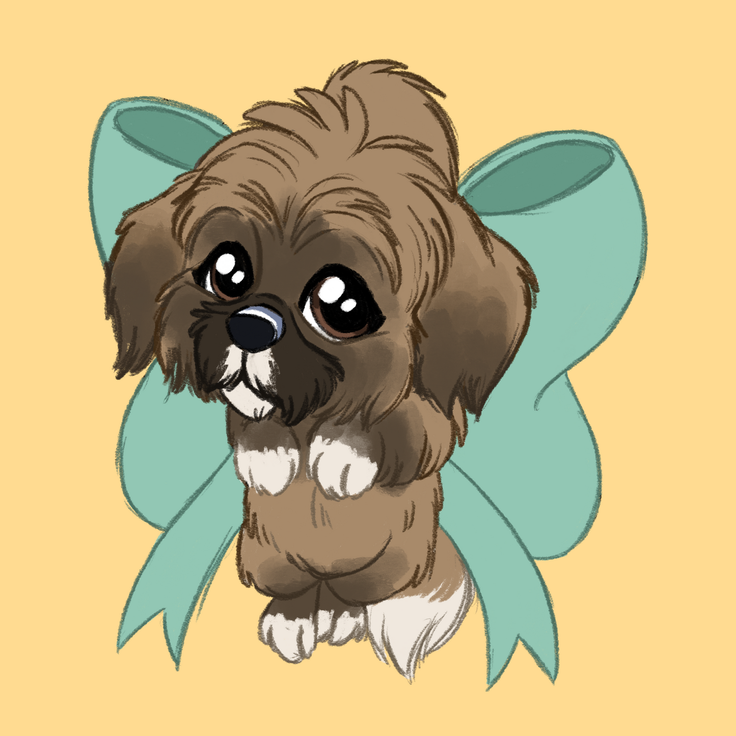 Utility Breeds - Scruff Puppy Vinyl Stickers