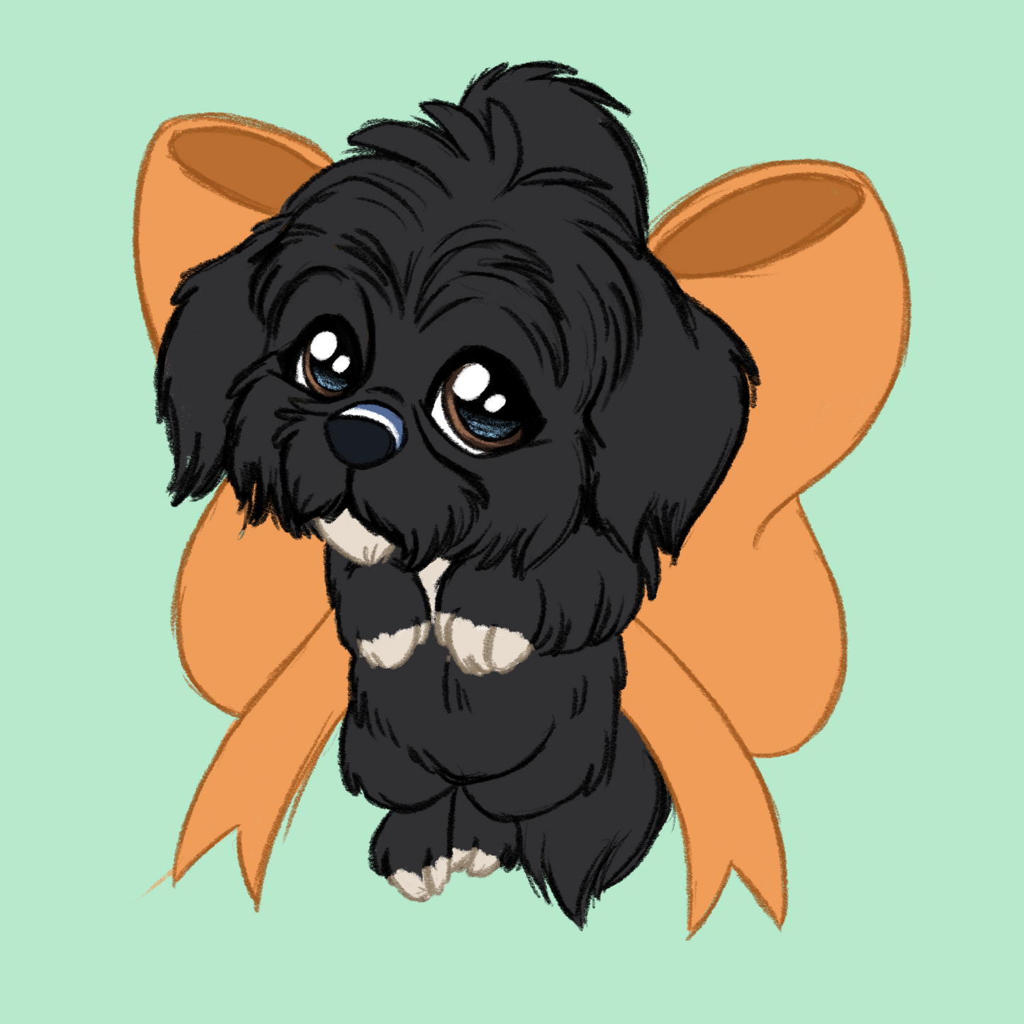 Utility Breeds - Scruff Puppy Vinyl Stickers
