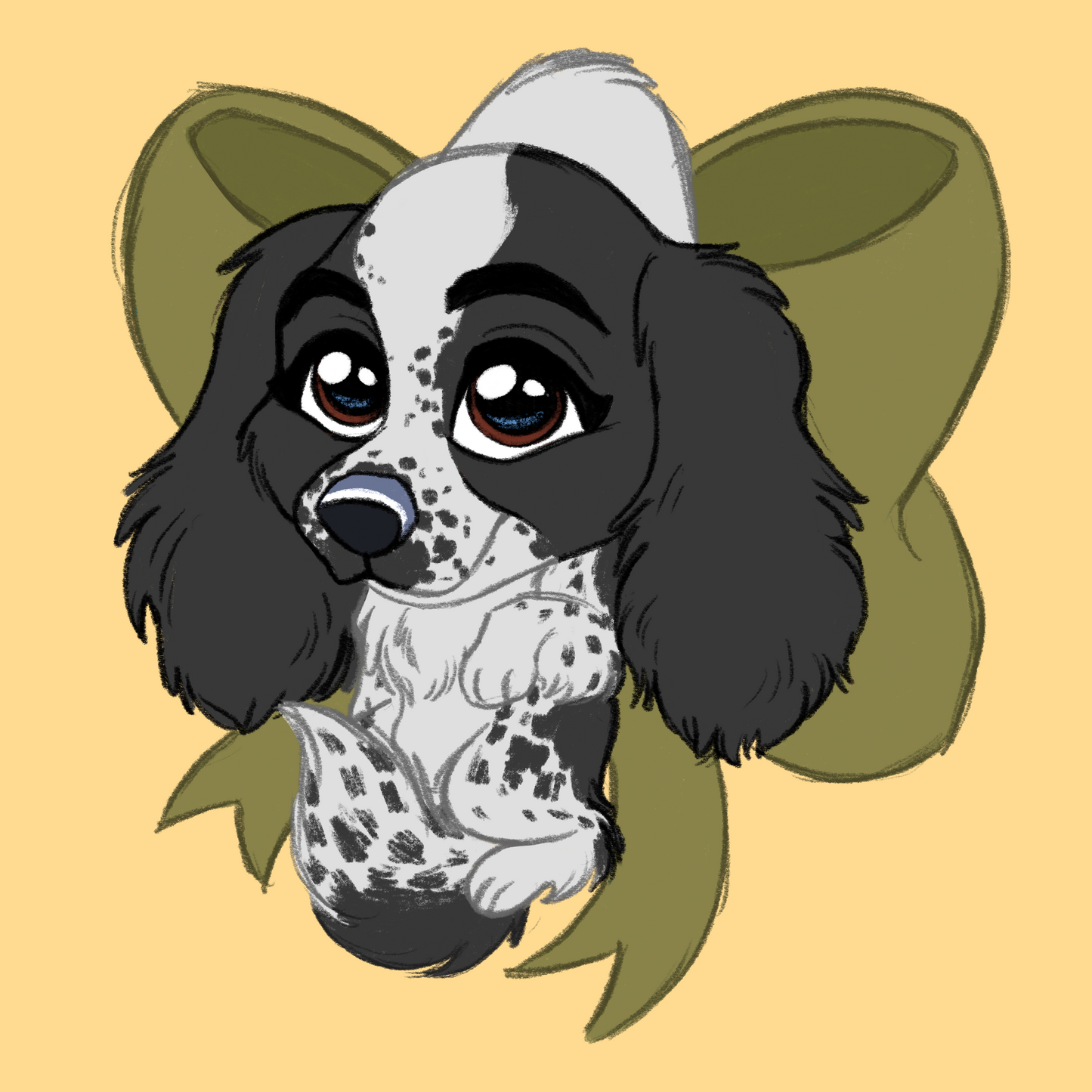 Gundog Breeds - Scruff Puppy Vinyl Stickers