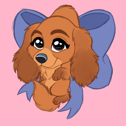 Cocker Spaniel #015  Waggy Tail Keyring