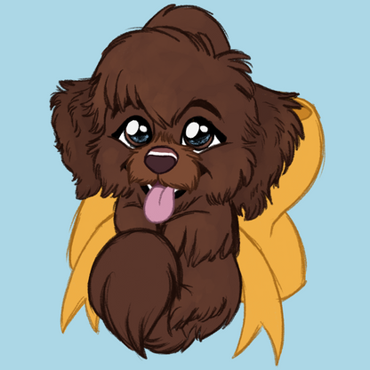 Havanese #016  Waggy Tail Keyring