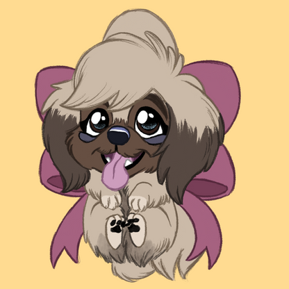 Toy Breeds - Scruff Puppy Vinyl Stickers