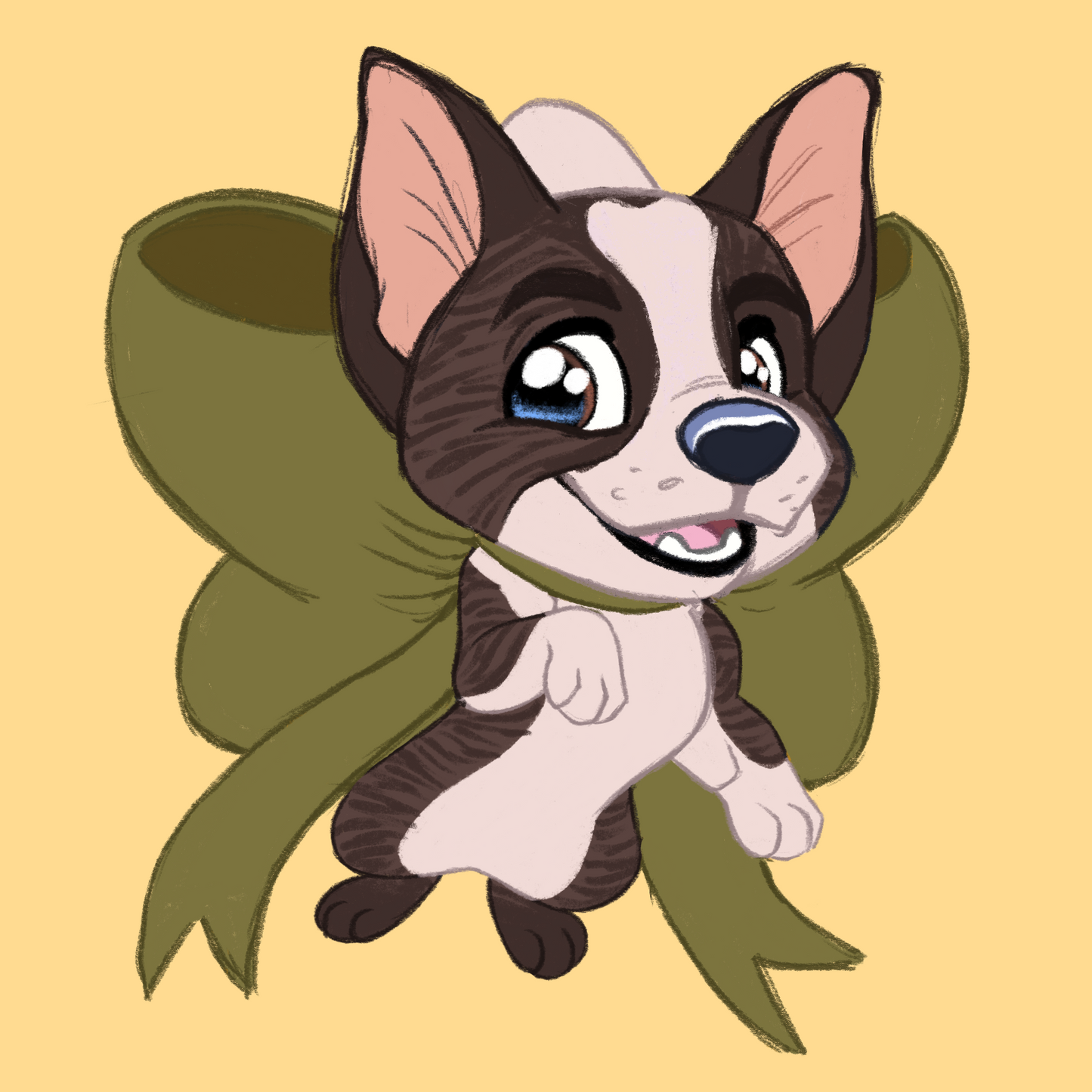 Utility Breeds - Scruff Puppy Vinyl Stickers