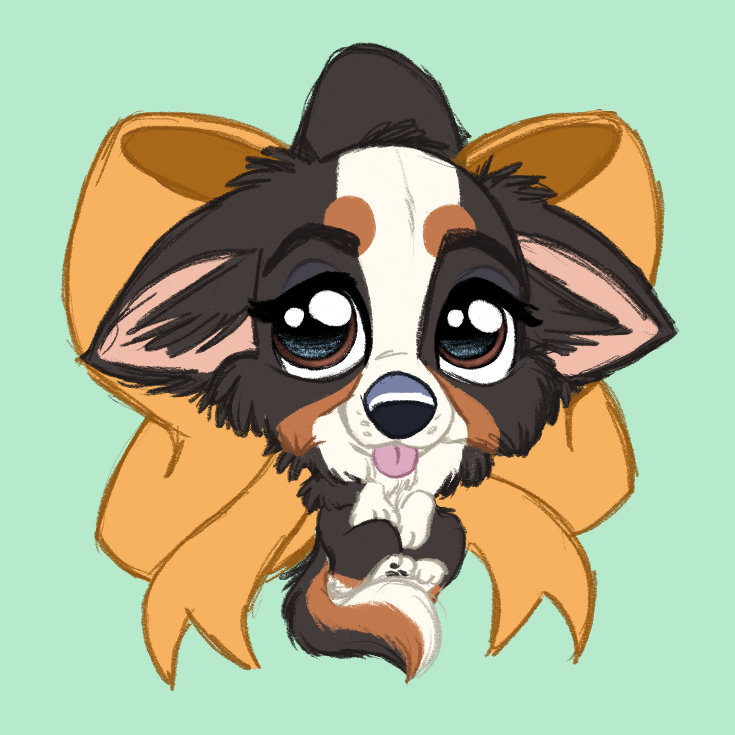 Toy Breeds - Scruff Puppy Vinyl Stickers