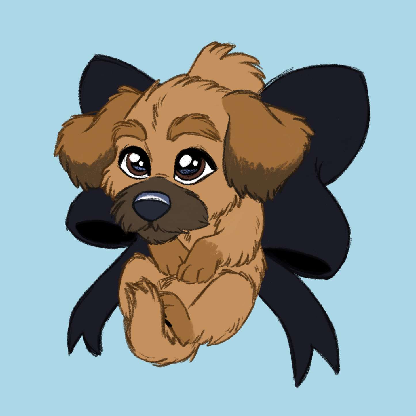 Terrier Breeds - Scruff Puppy Vinyl Stickers