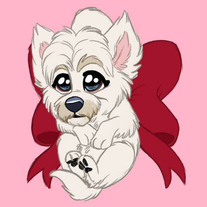 Terrier Breeds - Scruff Puppy Vinyl Stickers