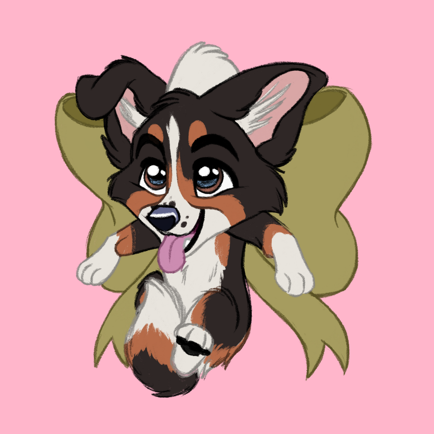 Pastoral Breeds - Scruff Puppy Vinyl Stickers