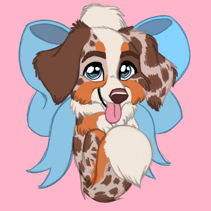 Pastoral Breeds - Scruff Puppy Vinyl Stickers