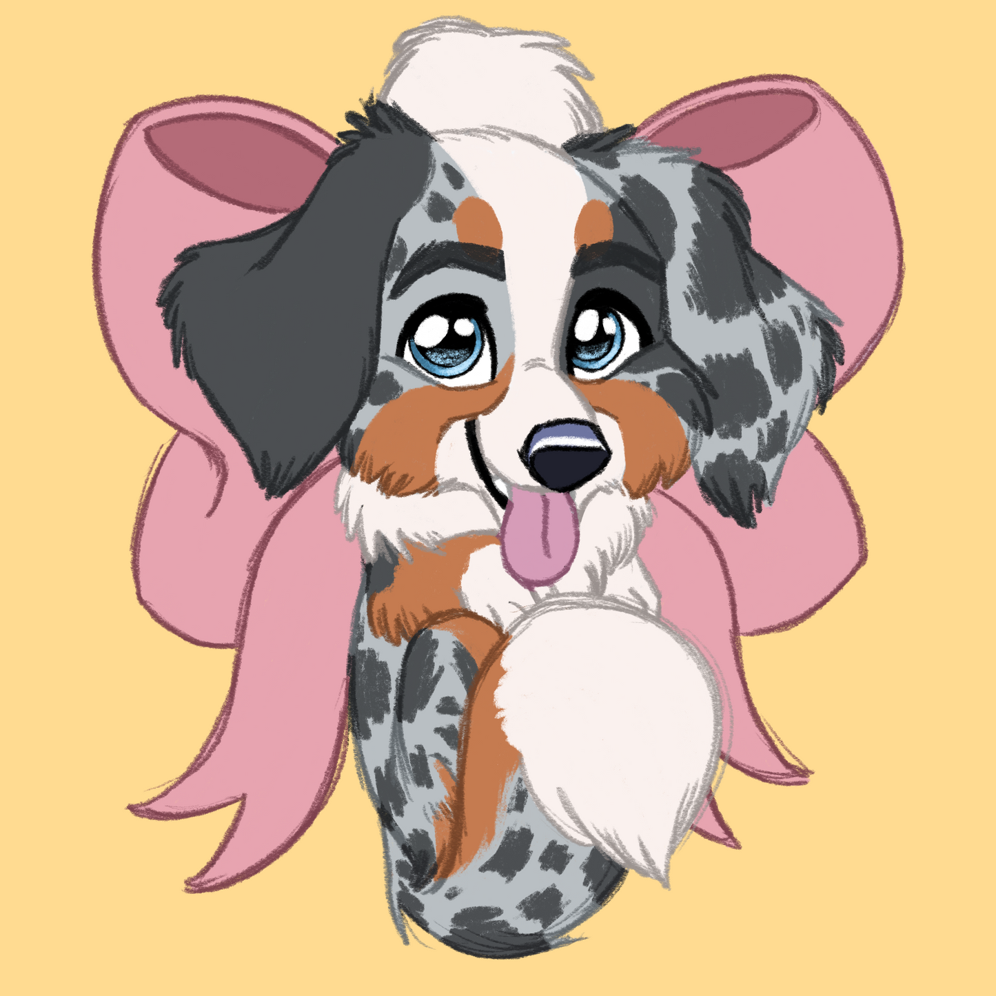 Pastoral Breeds - Scruff Puppy Vinyl Stickers