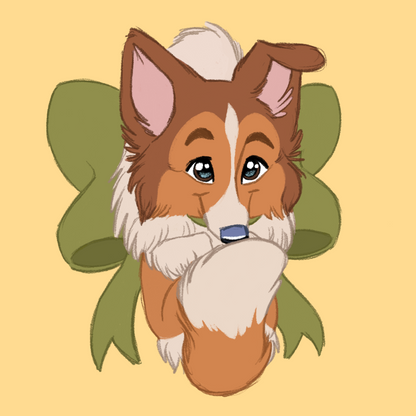 Pastoral Breeds - Scruff Puppy Vinyl Stickers