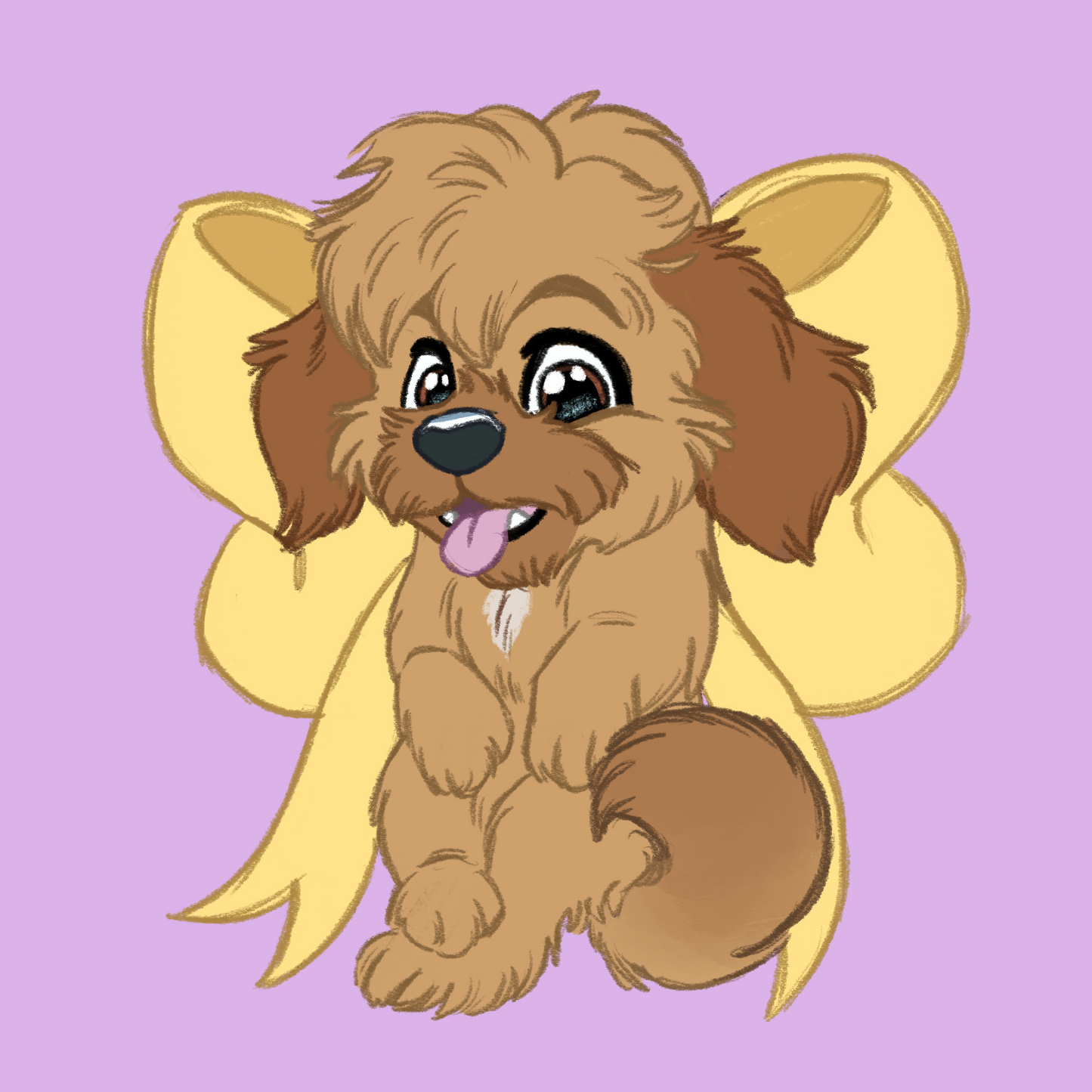 Crossbreeds - Scruff Puppy Vinyl Stickers