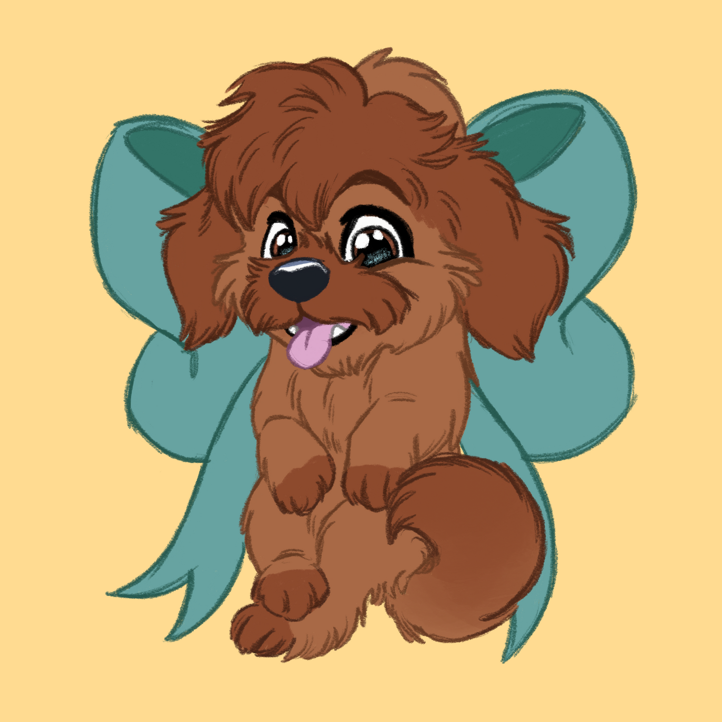 Crossbreeds - Scruff Puppy Vinyl Stickers