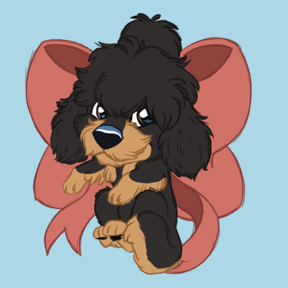 Crossbreeds - Scruff Puppy Vinyl Stickers