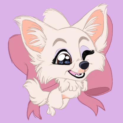 Pomchi #055  Waggy Tail Keyring