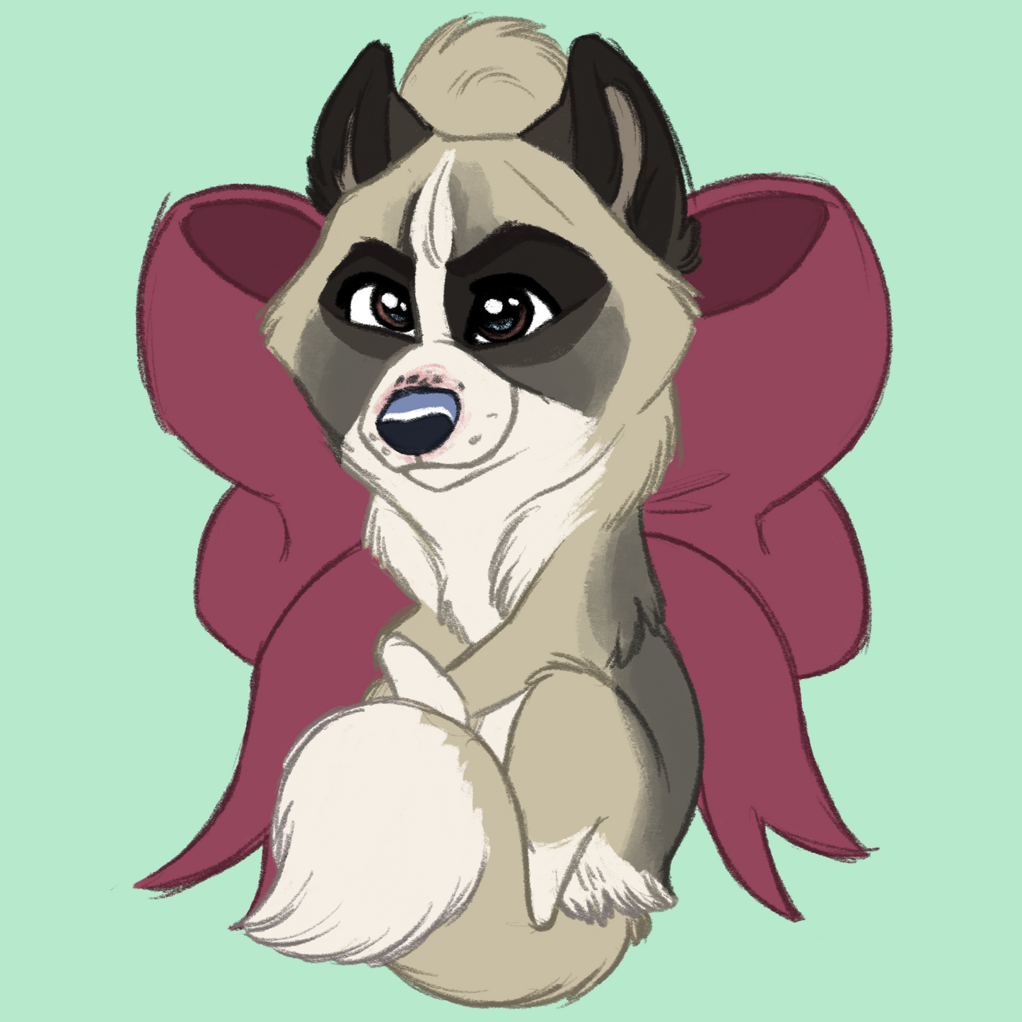 Working Breeds - Scruff Puppy Vinyl Stickers