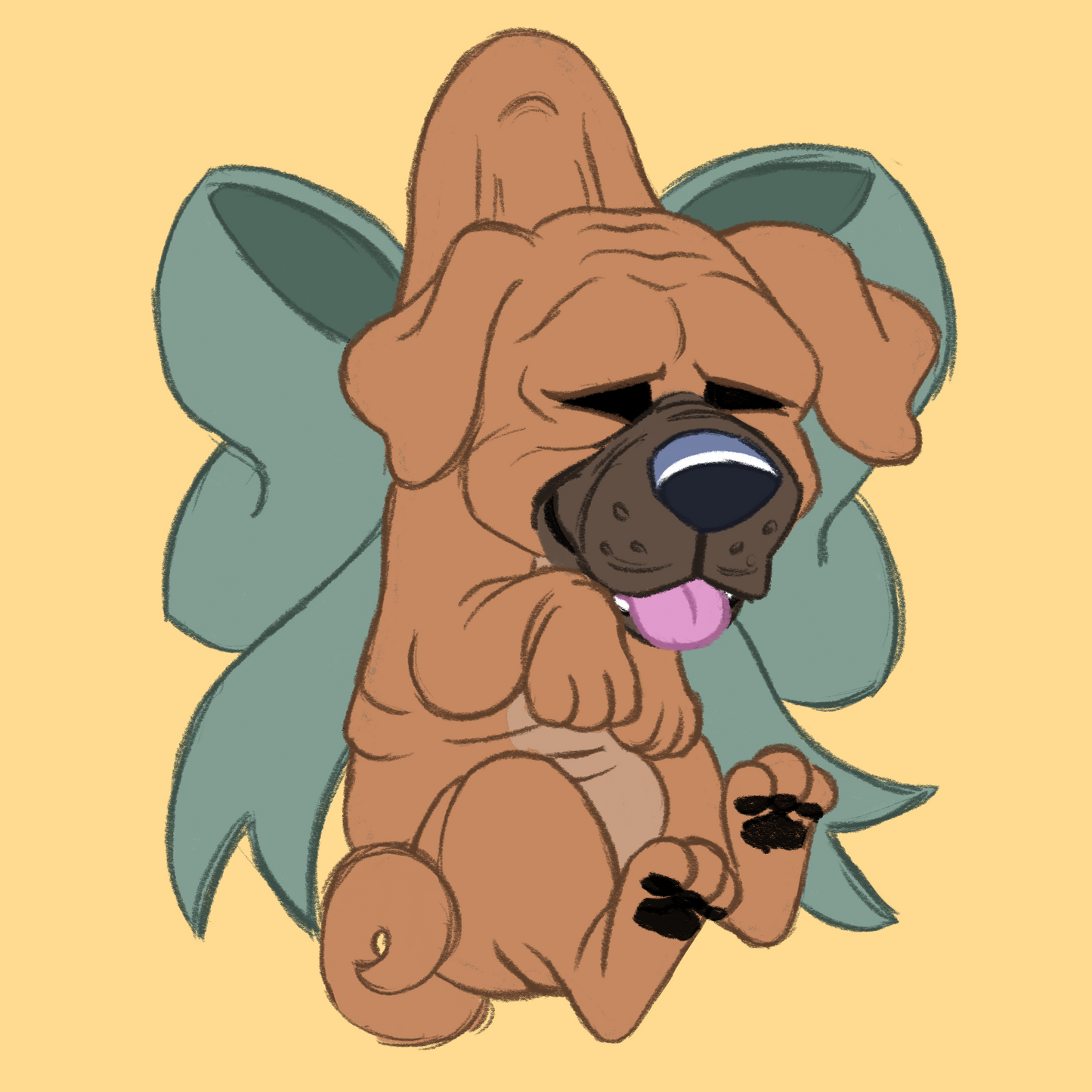 Utility Breeds - Scruff Puppy Vinyl Stickers
