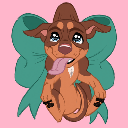 Crossbreeds - Scruff Puppy Vinyl Stickers