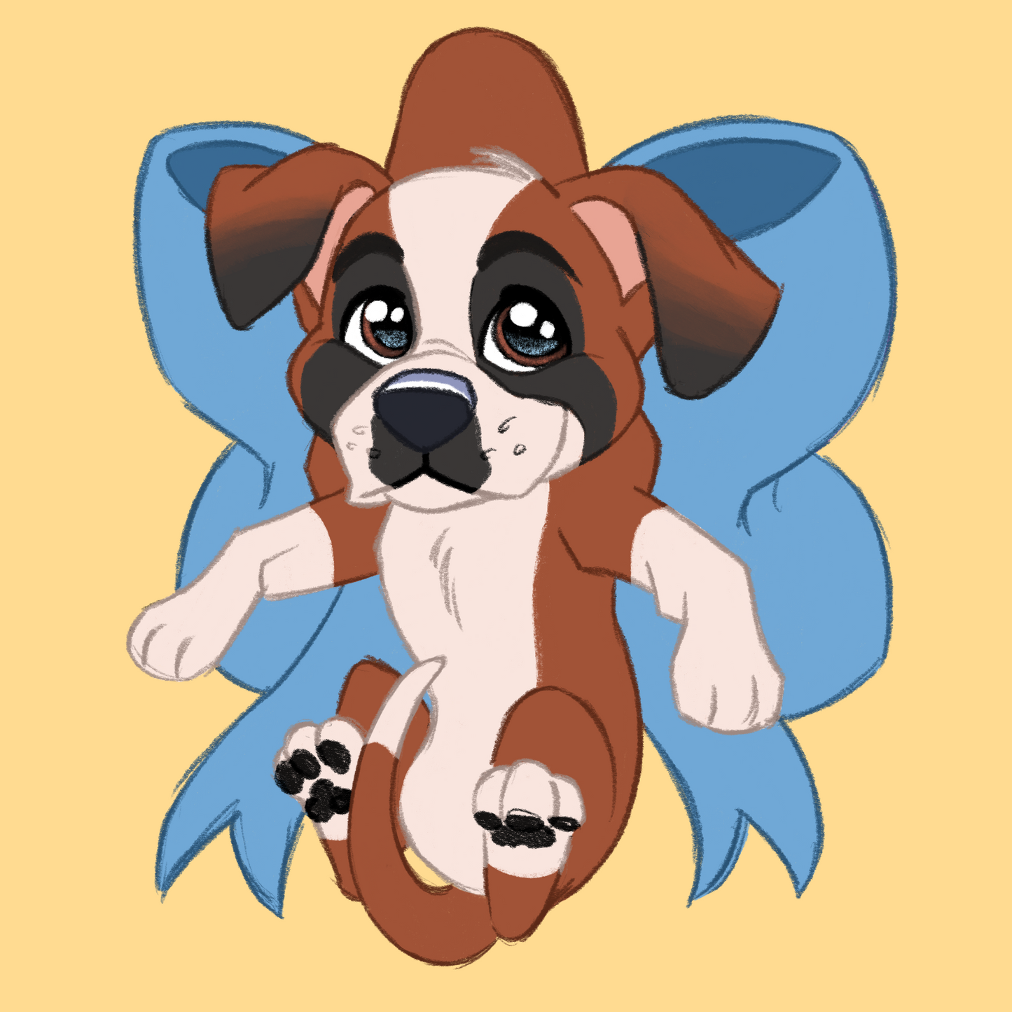 Working Breeds - Scruff Puppy Vinyl Stickers