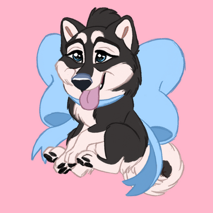 Working Breeds - Scruff Puppy Vinyl Stickers