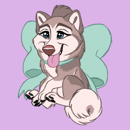 Working Breeds - Scruff Puppy Vinyl Stickers