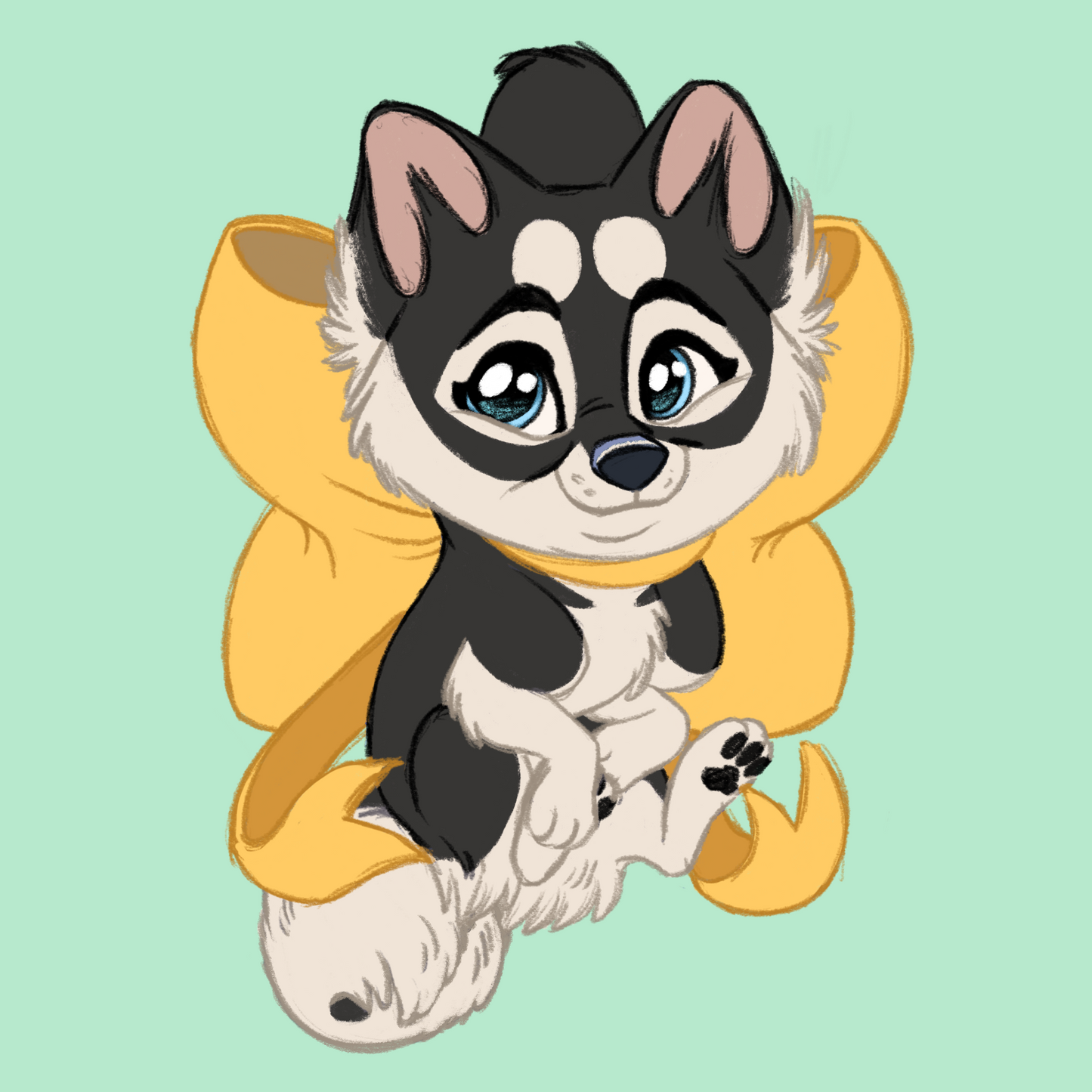 Toy Breeds - Scruff Puppy Vinyl Stickers