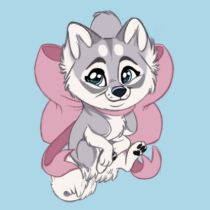 Toy Breeds - Scruff Puppy Vinyl Stickers
