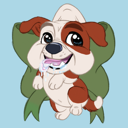 Utility Breeds - Scruff Puppy Vinyl Stickers