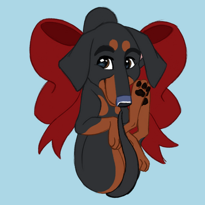 Working Breeds - Scruff Puppy Vinyl Stickers