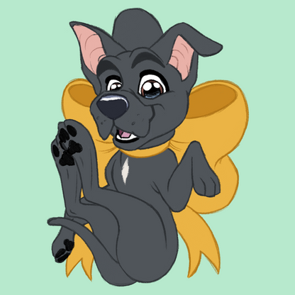 Working Breeds - Scruff Puppy Vinyl Stickers
