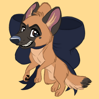 Pastoral Breeds - Scruff Puppy Vinyl Stickers