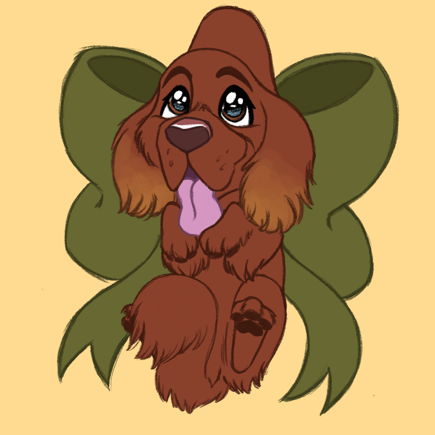 Gundog Breeds - Scruff Puppy Vinyl Stickers