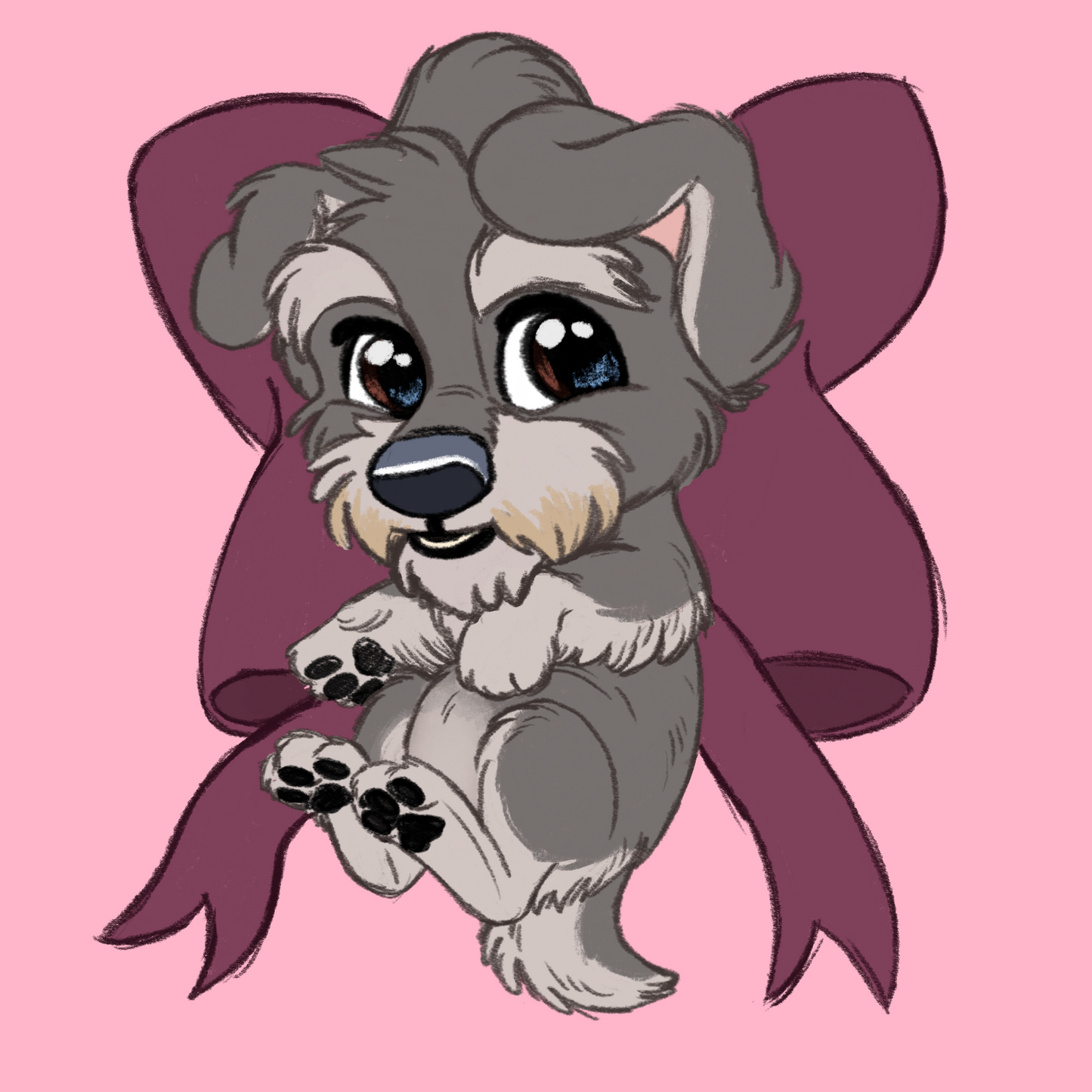 Terrier Breeds - Scruff Puppy Vinyl Stickers